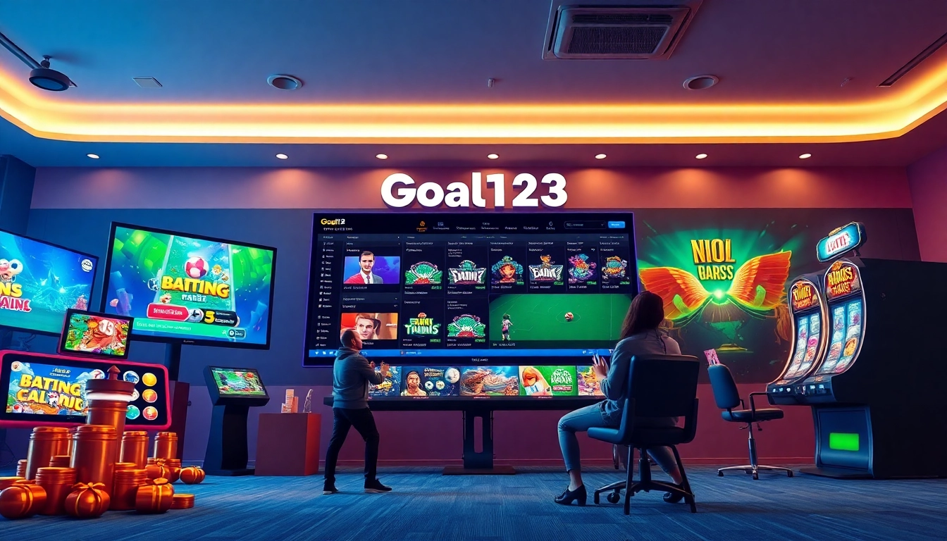 Experience the vibrant and user-friendly interface of Goal123's online gaming platform, showcasing engaging sports betting and casino games.