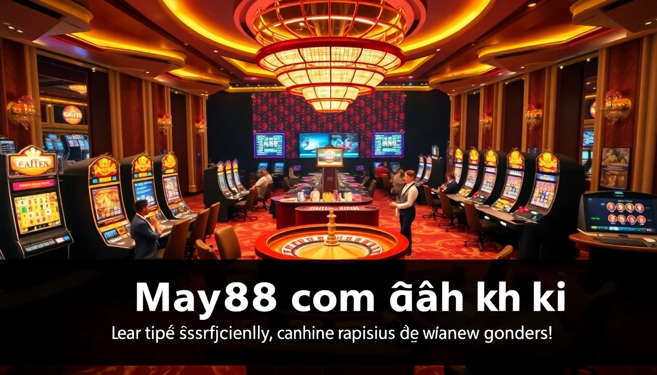 Join May88 com đăng ký for an exhilarating casino experience with thrilling games and vibrant atmosphere.