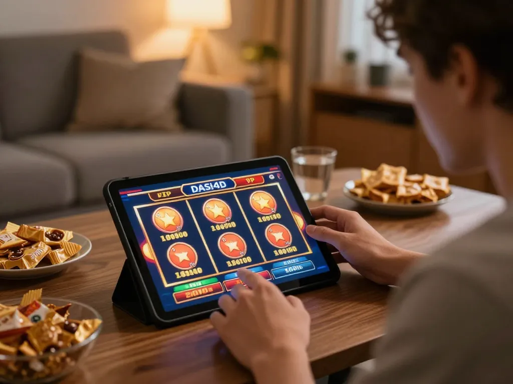 Nikmati bermain dengan dasi4d link alternatif saat pemain memutar mesin slot online di rumah yang nyaman.