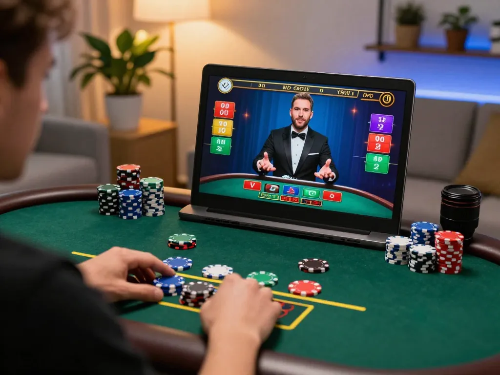Nohu90 player making strategic bets in immersive live dealer blackjack game online.