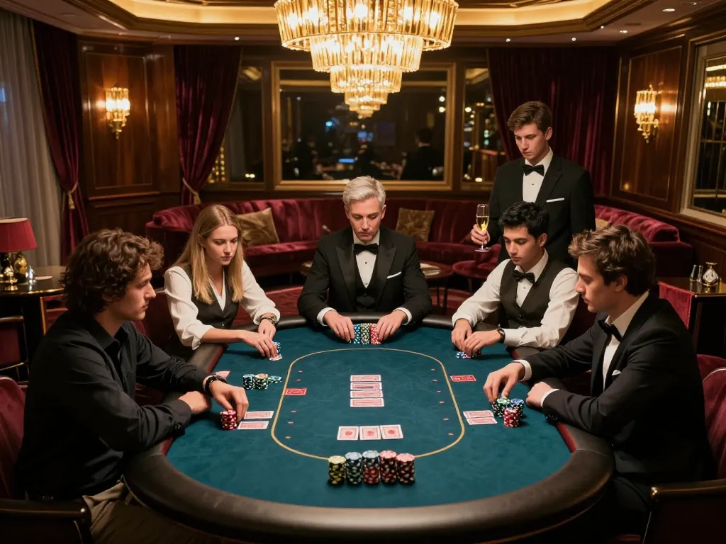 Experience high-stakes poker at tg88's exclusive VIP gaming room with luxurious decor and exciting action