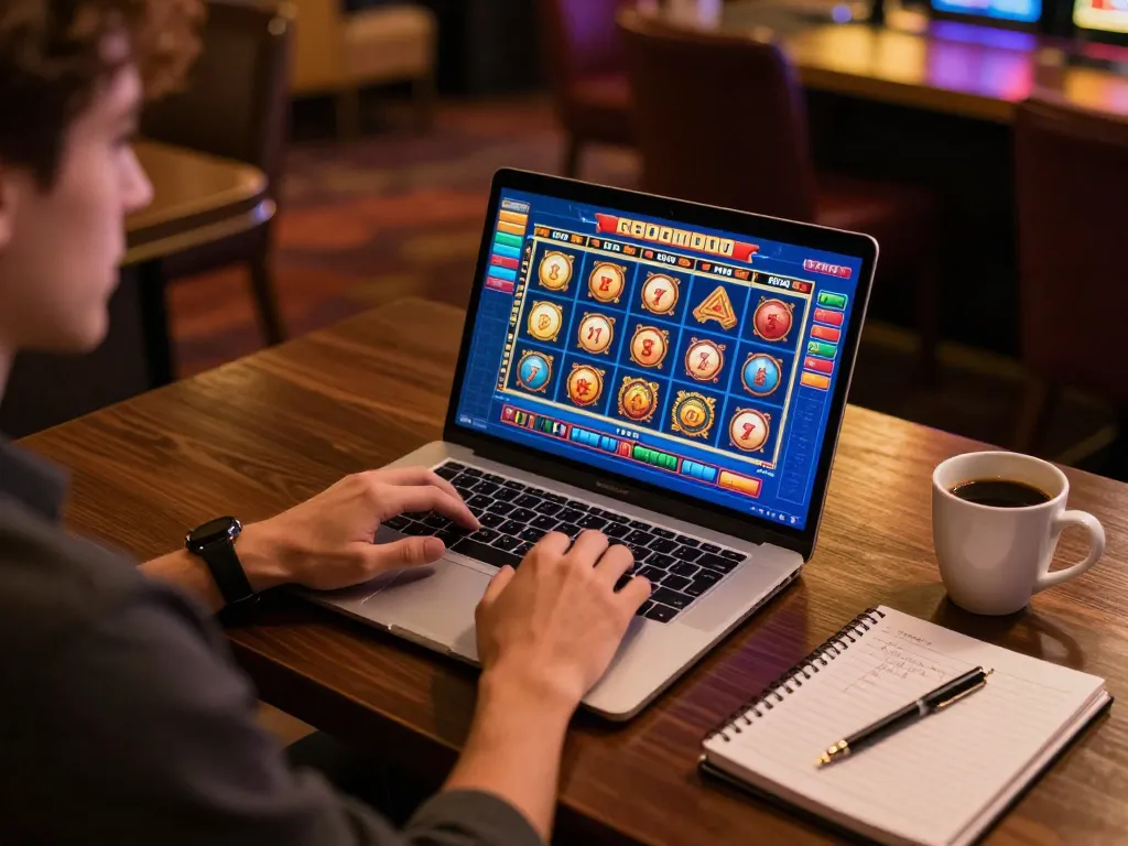 Player enjoying online slot games on designitezy platform while managing bankroll effectively.