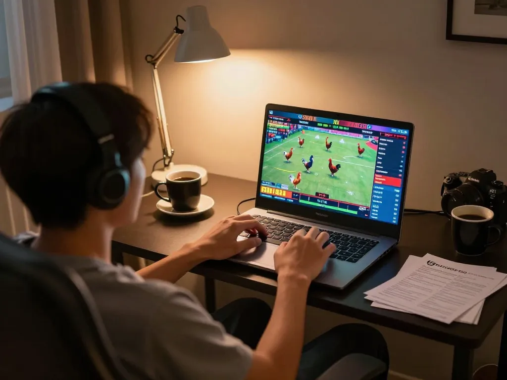 Theo dõi các trận đá gà thomo HD hấp dẫn trực tiếp trên nền tảng trò chơi trực tuyến thú vị này.