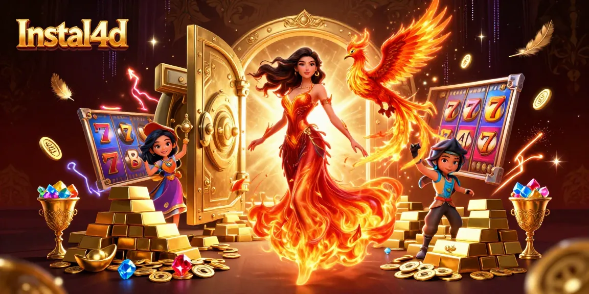 Win big with Instal4d as a stunning phoenix and fiery beauty light up the casino scene.