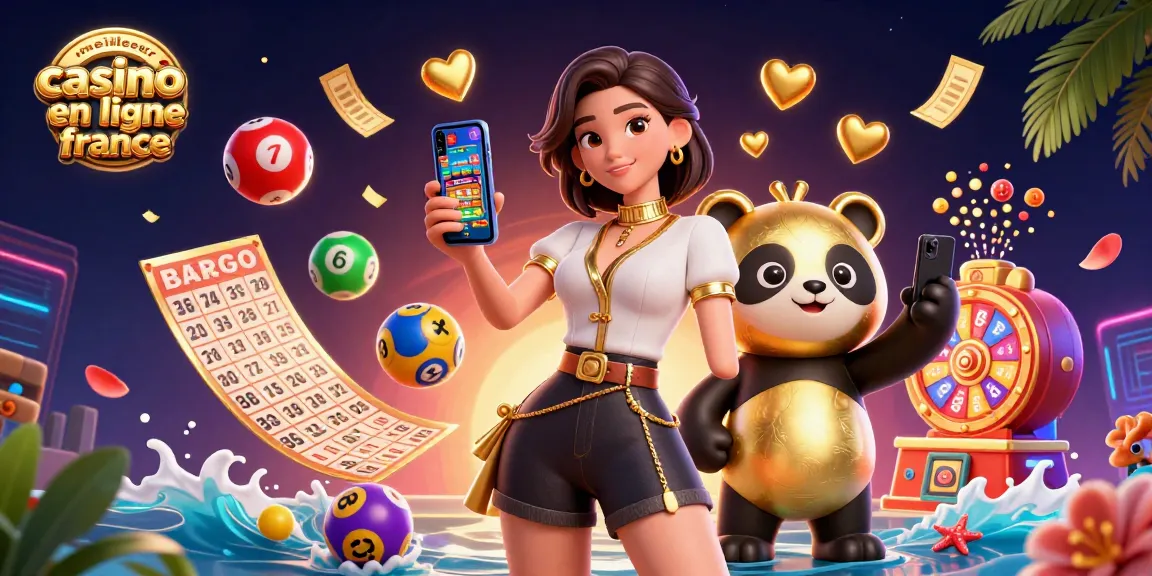 Scène engageante représentant une femme asiatique moderne jouant au meilleur casino en ligne france avec des éléments de jeu dynamiques.