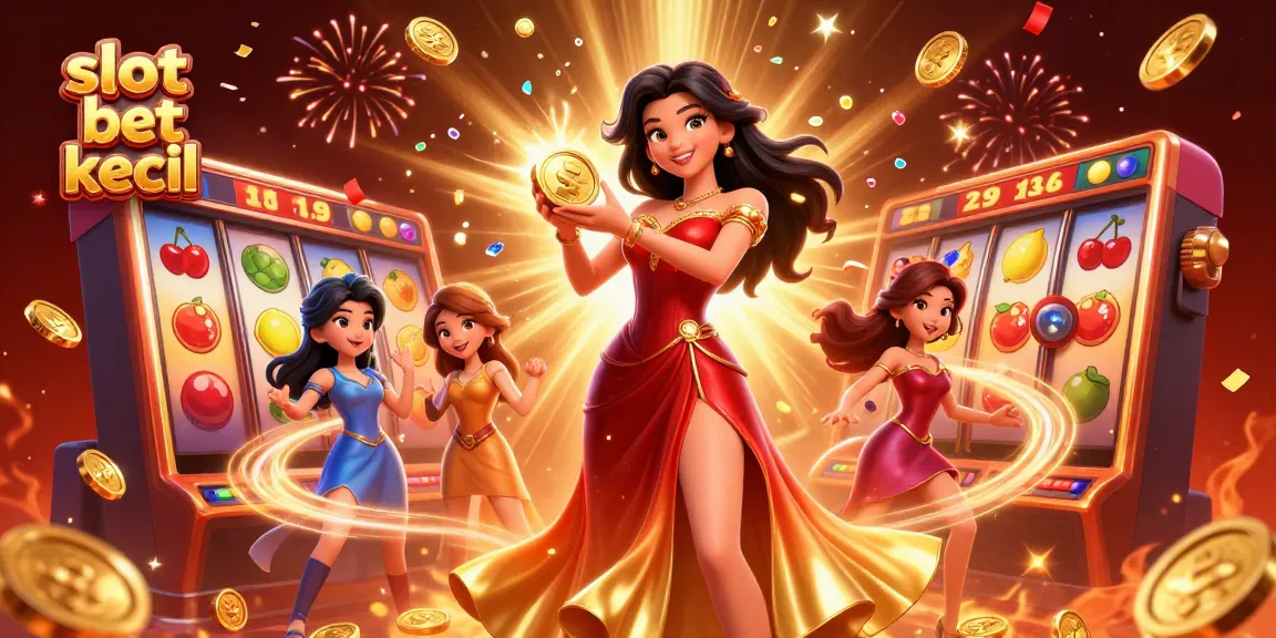 Experience the thrill of slot bet kecil with vibrant reels, a radiant character, and rich gaming elements.