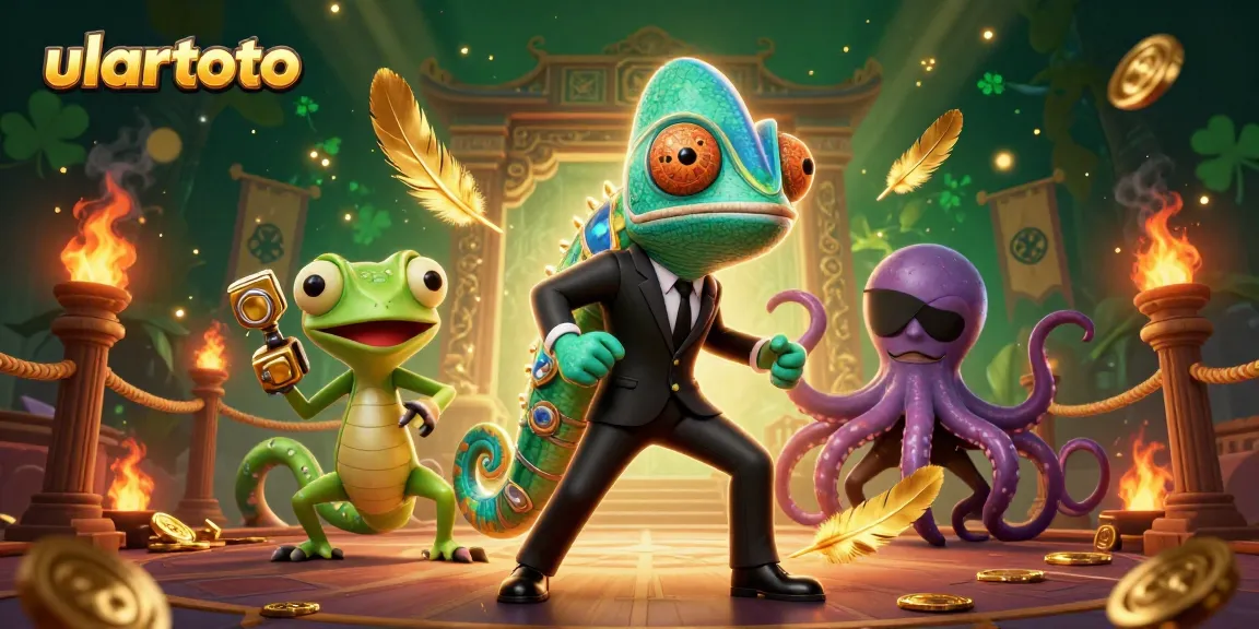 Experience exciting gameplay on ulartoto, where vibrant characters and golden elements enhance your gaming adventure.