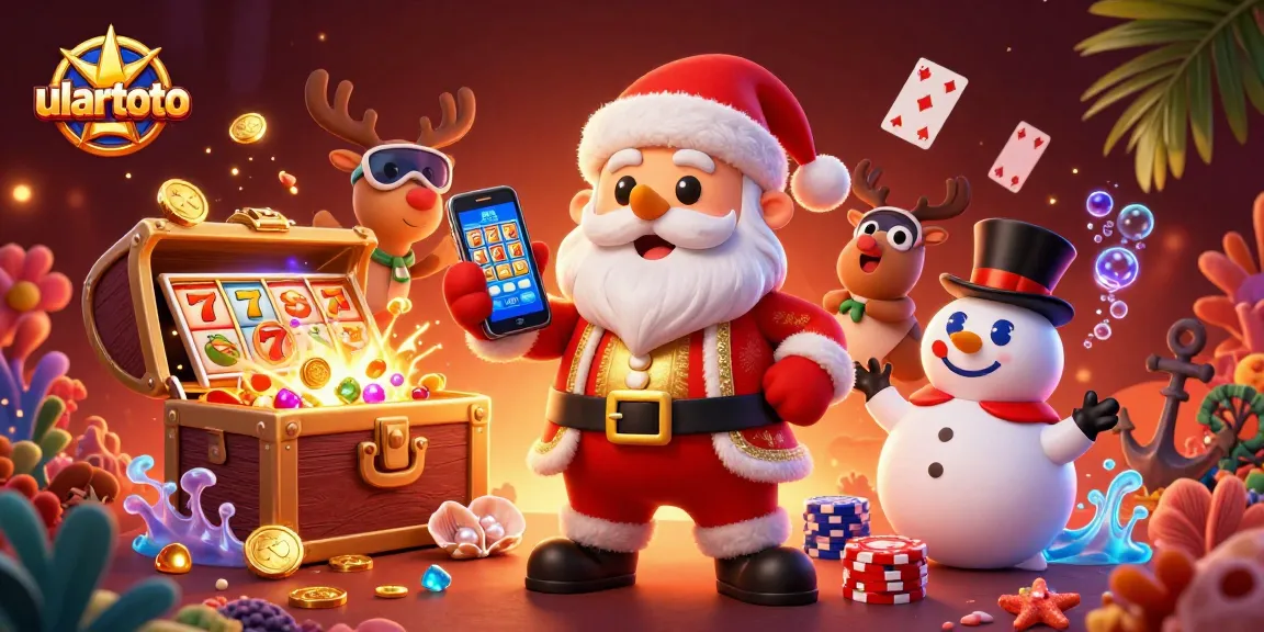 Menangkan jackpot di ulartoto dengan Santa Claus, rusa, dan salju dalam kasino yang gemerlap.