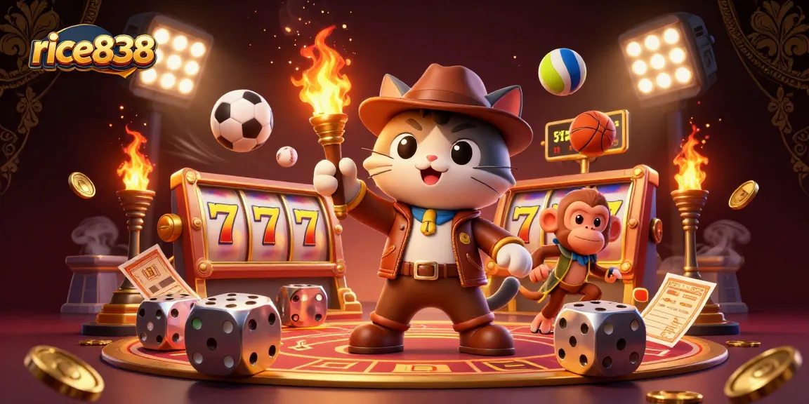 Engage in thrilling slots gameplay with rice838, featuring exciting symbols and vibrant action.