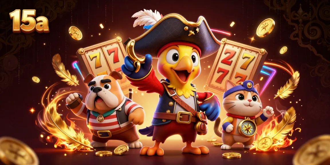 O 15a oferece opções de jogos com rolos de slot e centenas de moedas de apostas.