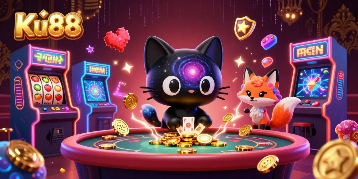 Engage with the cosmic casino world of Ku88, where vibrant slot reels attract lucky players.