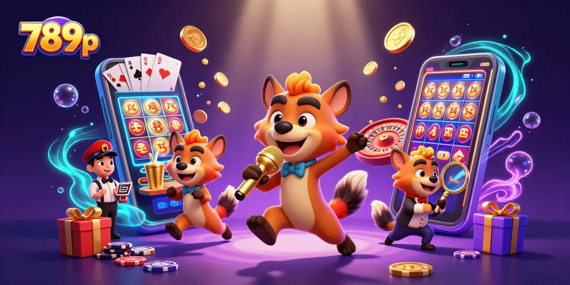 Experience the vibrant comedy casino scene with 789p's colorful games and engaging characters.
