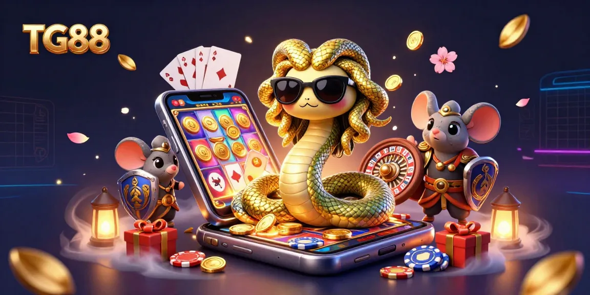 Engage with TG88's dynamic slot games and immersive casino experiences through vivid 3D gaming art.
